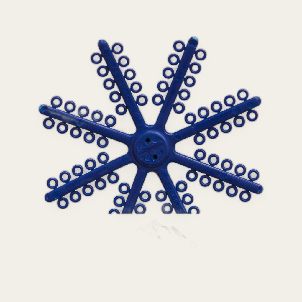 Aurora elastic separators — radiopaque blue